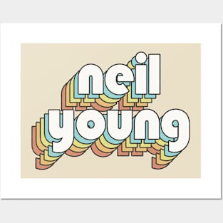 Retro Neil Young Posters and Art